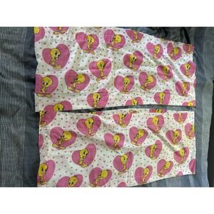 Looney Tunes Tweety Bird Vintage 90s Window‎ Valence  Set of 2 80 In Wide 1994